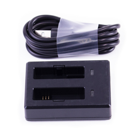 Зарядное устройство SJCAM SJ301 для 2-х аккумуляторов M20 в интернет магазине Stels.kz