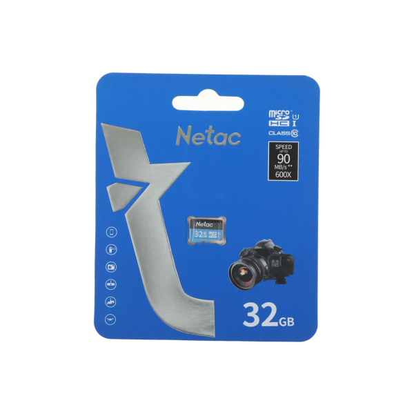 Карта памяти Netac NT02P500STN-032G-S U1/C10 32GB в интернет магазине Stels.kz