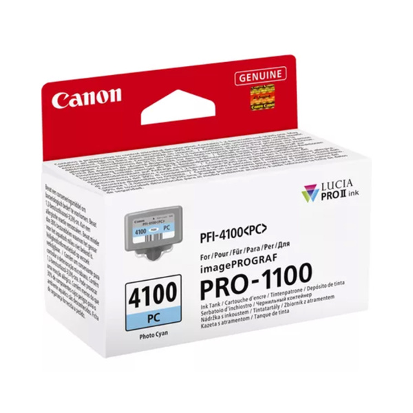 Купить не дорого Чернильный картридж Canon PFI-4100 Photo Cyan в интернет магазине Stels.kz Чернильный картридж Canon PFI-4100 Photo Cyan в интернет магазине Stels.kz