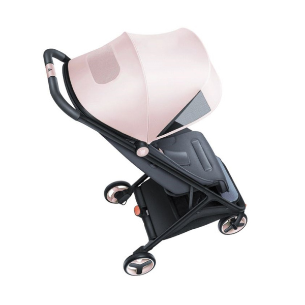Детская коляска Qborn MITU Folding Baby Stroller Pink в интернет магазине Stels.kz