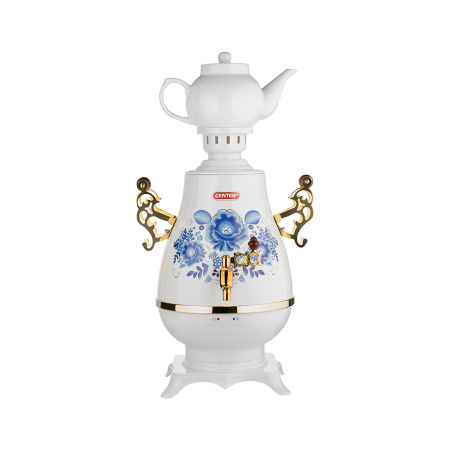 Купить не дорого Самовар Centek CT-0092 A (белый/рисунок/золото) в интернет магазине Stels.kz Самовар Centek CT-0092 A (белый/рисунок/золото) в интернет магазине Stels.kz