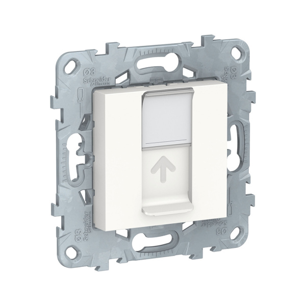 Розетка RJ45 SE NU541118 Unica New одиночная категория 5е UTP белый Розетка RJ45 SE NU541118 Unica New одиночная категория 5е UTP белый