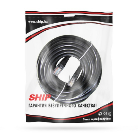 Патч Корд SHIP Cat.5e UTP LSZH RJ-45 10 м S3025BK1000-P в интернет магазине Stels.kz