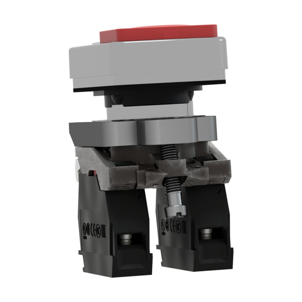 Кнопка двойная SE XB4BW73731B5 с маркировкой 22мм + LED в интернет магазине Stels.kz