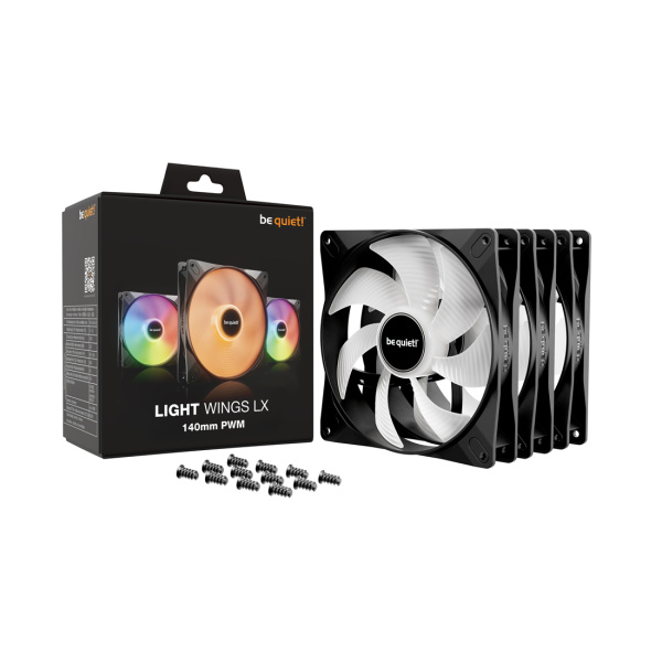 Вентилятор для компьютерного корпуса Bequiet! Light Wings LX 140mm PWM Triple pack в интернет магазине Stels.kz