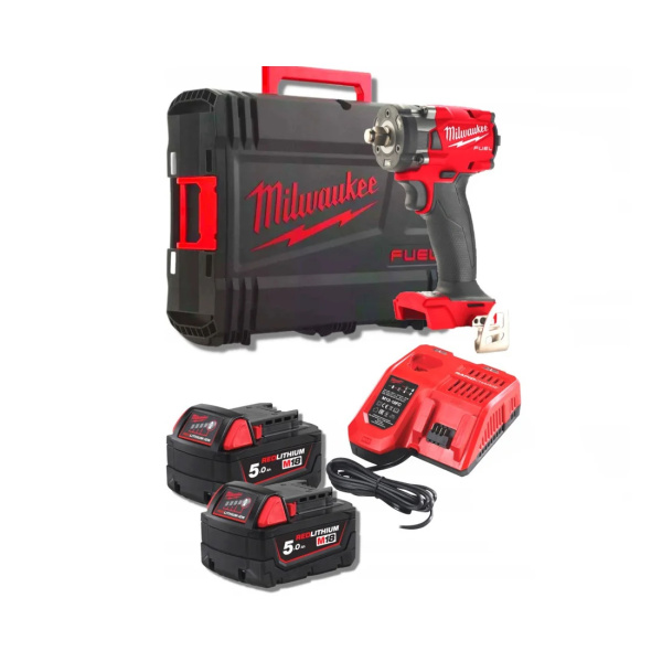 Купить не дорого Гайковерт Milwaukee M18 FIW2F12-502X FUEL (Li-Ion 5 Ач) в интернет магазине Stels.kz Гайковерт Milwaukee M18 FIW2F12-502X FUEL (Li-Ion 5 Ач) в интернет магазине Stels.kz