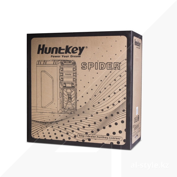 Компьютерный корпус HuntKey Spider black без Б/П в интернет магазине Stels.kz