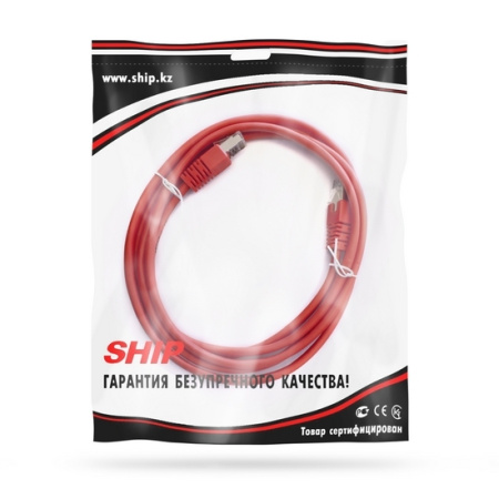Патч Корд SHIP Cat.5e FTP LSZH RJ-45 3 м S4025RD0300-P в интернет магазине Stels.kz