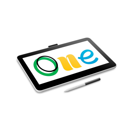 Графический планшет Wacom One 13 Touch pen display (DTH134W0B) Чёрный в интернет магазине Stels.kz