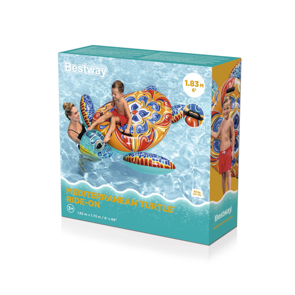 Надувная игрушка Bestway 41523 в форме черепахи для плавания в интернет магазине Stels.kz
