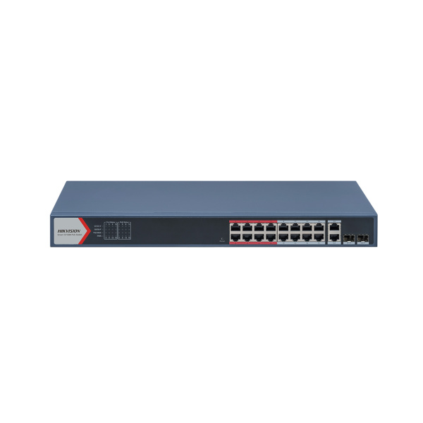 Коммутатор Hikvision DS-3E1318P-EI (B)