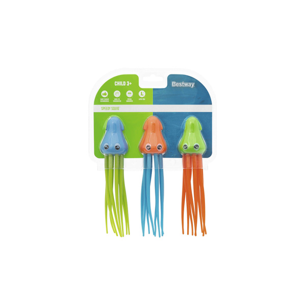 Набор игрушек для ныряния Bestway 26031 (Быстрый кальмар 3 шт в наборе) в интернет магазине Stels.kz