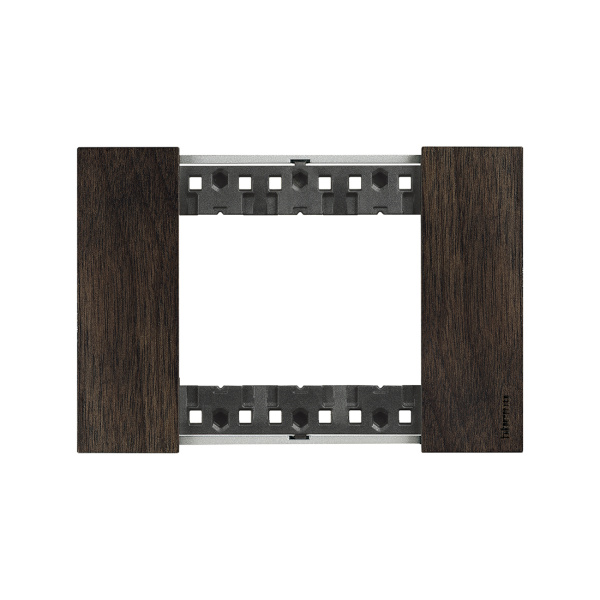 Рамка декоративная Bticino KA4803LG Living Now 3 модуля "Орех" в интернет магазине Stels.kz