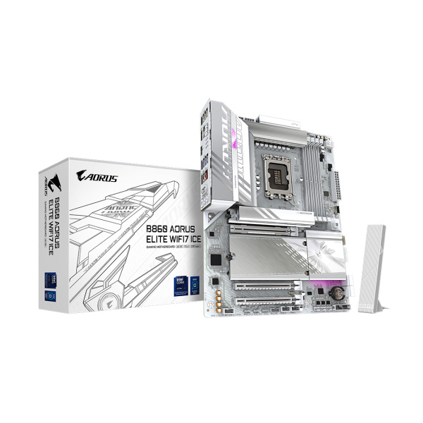 Материнская плата Gigabyte B860 A ELITE WF7 ICE Материнская плата Gigabyte B860 A ELITE WF7 ICE