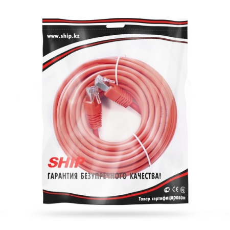 Патч Корд SHIP Cat.5e FTP LSZH RJ-45 10 м S4025RD1000-P в интернет магазине Stels.kz