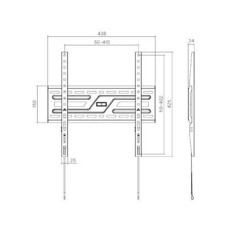 Кронштейн XG WB-3275F для ТВ и мониторов 32"-75" в интернет магазине Stels.kz