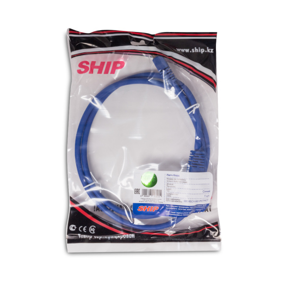 Патч Корд SHIP Cat.6A SFTP LSZH RJ-45 3 м S8025BL0300-P в интернет магазине Stels.kz