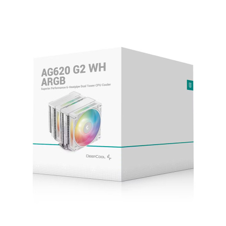 Кулер для процессора Deepcool AG620 G2 WH ARGB в интернет магазине Stels.kz