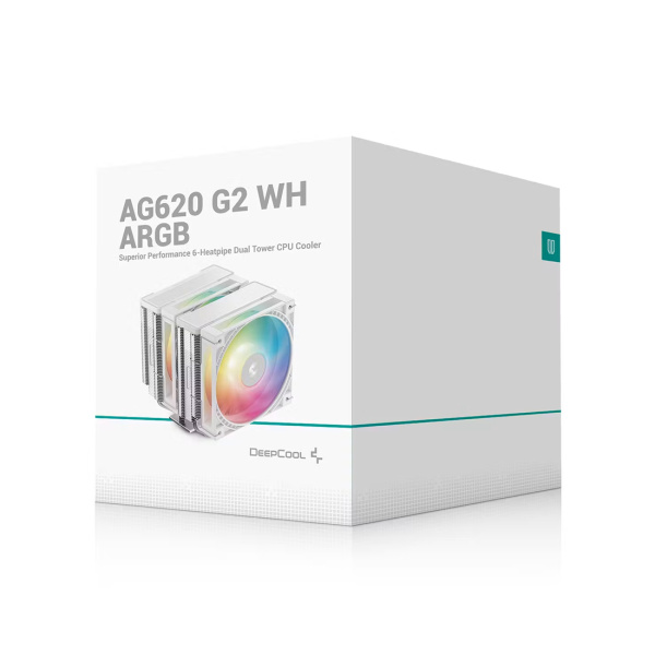 Кулер для процессора Deepcool AG620 G2 WH ARGB в интернет магазине Stels.kz