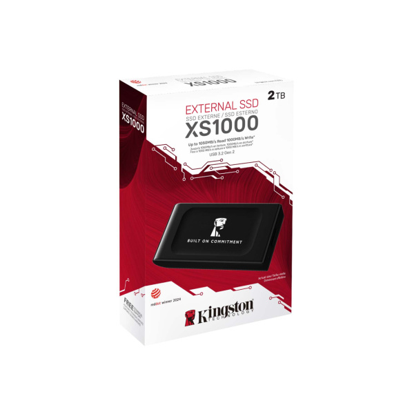 Внешний SSD диск Kingston 2TB XS1000 Темный в интернет магазине Stels.kz