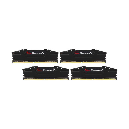 Комплект модулей памяти G.SKILL RipjawsV F4-3200C16Q-128GVK DDR4 128GB (Kit 4x32GB) 3200MHz в интернет магазине Stels.kz