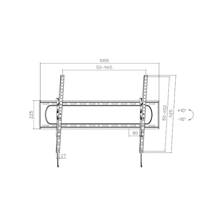 Кронштейн XG W-60120T для ТВ и мониторов 60"-120" в интернет магазине Stels.kz