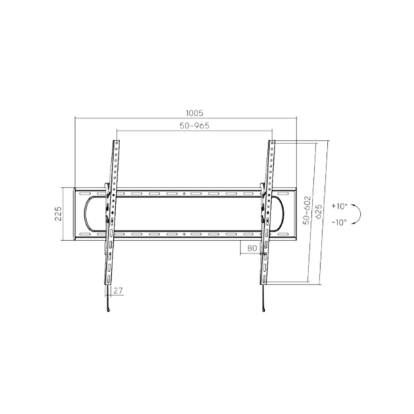 Кронштейн XG W-60120T для ТВ и мониторов 60"-120" в интернет магазине Stels.kz