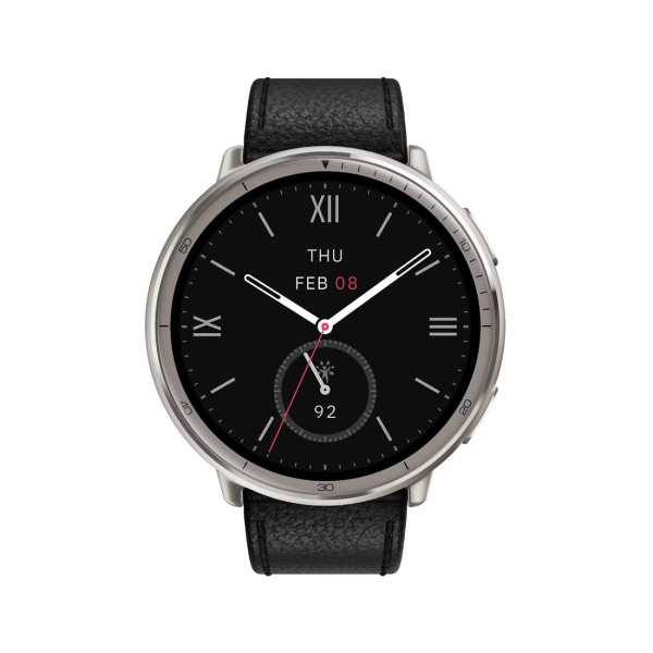 Купить не дорого Смарт часы Amazfit Active 2 Round A2437 Black Leather в интернет магазине Stels.kz Смарт часы Amazfit Active 2 Round A2437 Black Leather в интернет магазине Stels.kz
