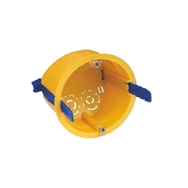 Электроуст. коробка KSC 11-106 d68 h50 для гипсокартона и полых стен с пласт. ремешками IP30