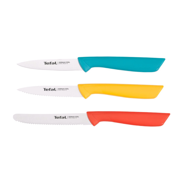 Купить не дорого Набор ножей Tefal Colourfood K273S304 3 шт в интернет магазине Stels.kz Набор ножей Tefal Colourfood K273S304 3 шт в интернет магазине Stels.kz