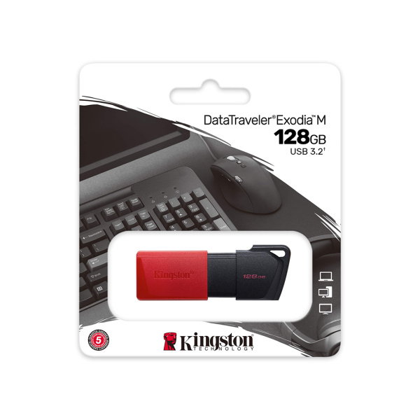 USB-накопитель Kingston DTXM/128GB 128GB Красный в интернет магазине Stels.kz