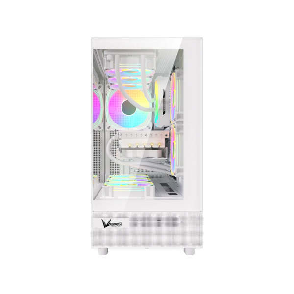 Компьютерный корпус Formula V Crystal Z8 FLOE White без Б/П в интернет магазине Stels.kz