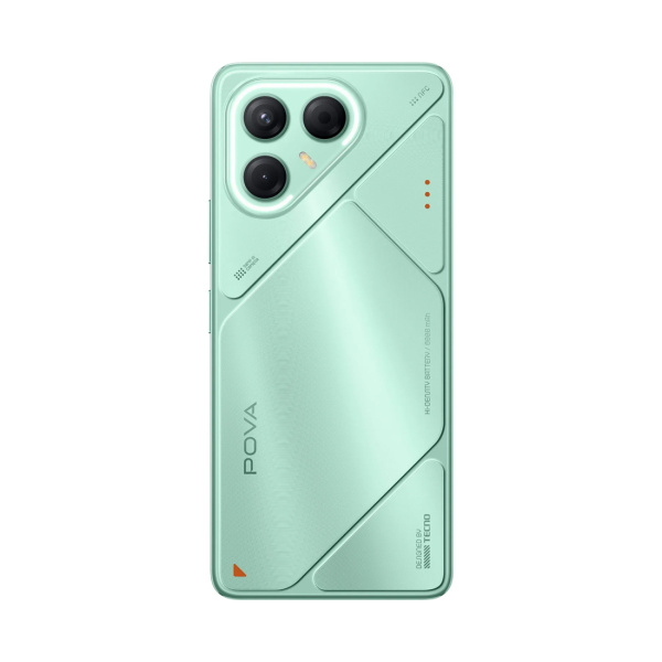 Мобильный телефон TECNO POVA 7 5G (LJ7) 128+8 GB Oasis Green в интернет магазине Stels.kz
