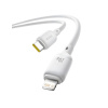 Интерфейсный кабель Baseus Silky Type-C to iP 20W 2m White (P10377700213-01) в интернет магазине Stels.kz