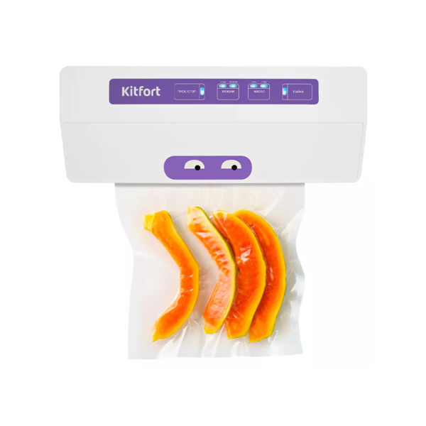 Вакууматор Kitfort КТ-1523-1 бело-фиолетовый в интернет магазине Stels.kz