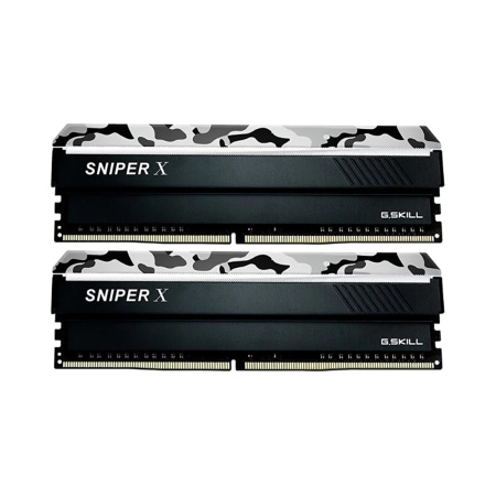 Комплект модулей памяти G.SKILL SniperX F4-3600C19D-32GSXWB DDR4 32GB (Kit 2x16GB) 3600MHz в интернет магазине Stels.kz