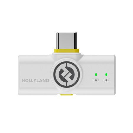 Петличный микрофон Hollyland Lark M2 USB-C Белый в интернет магазине Stels.kz