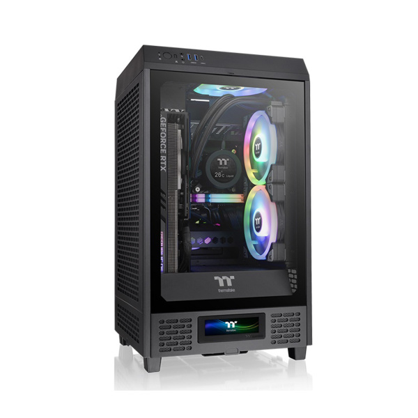 Панель LCD Thermaltake The Tower 200 Series Black в интернет магазине Stels.kz