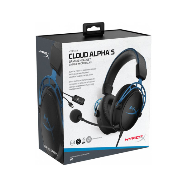 Купить не дорого Гарнитура HyperX Cloud Alpha S 4P5L3AA в интернет магазине Stels.kz Гарнитура HyperX Cloud Alpha S 4P5L3AA в интернет магазине Stels.kz