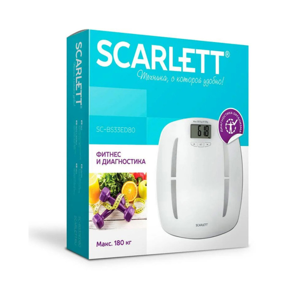 Купить не дорого Весы Scarlett SC-BS33ED80 в интернет магазине Stels.kz Весы Scarlett SC-BS33ED80 в интернет магазине Stels.kz