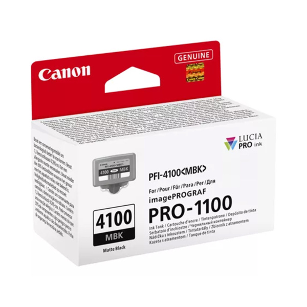Купить не дорого Чернильный картридж Canon PFI-4100 Matte Black в интернет магазине Stels.kz Чернильный картридж Canon PFI-4100 Matte Black в интернет магазине Stels.kz