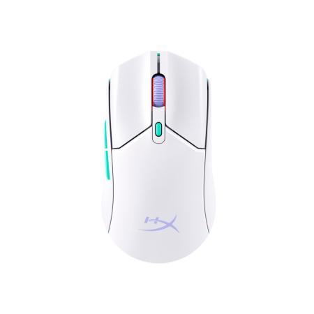 Компьютерная мышь HyperX Pulsefire Haste 2 Core Wireless (Wht/Grn/Pur) 8R2E7AA в интернет магазине Stels.kz