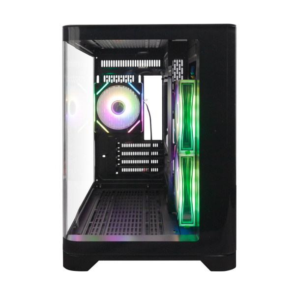 Компьютерный корпус 1STPLAYER UV5 BLACK без Б/П в интернет магазине Stels.kz