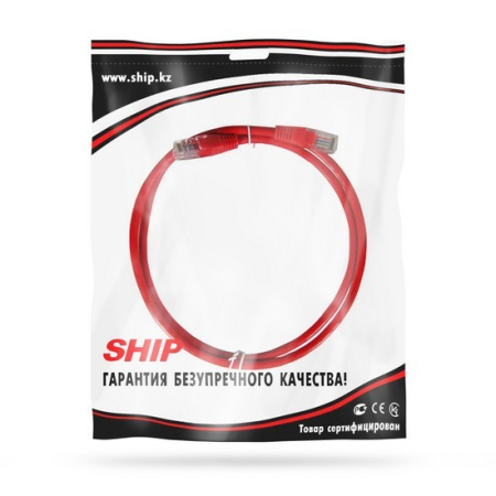 Патч Корд SHIP Cat.5e UTP LSZH RJ-45 1 м S3025RD0100-P в интернет магазине Stels.kz
