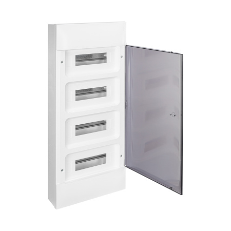 Щит навесной Legrand Practibox S 4х12 IP40 Дымчатая дверь в интернет магазине Stels.kz