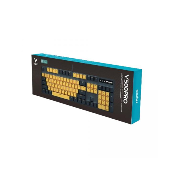 Клавиатура Rapoo V500PRO TM Yellow Blue в интернет магазине Stels.kz