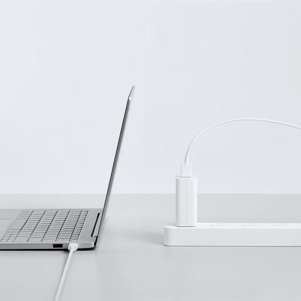 Интерфейсный кабель Xiaomi 6A Type-A to Type-C Cable Белый в интернет магазине Stels.kz