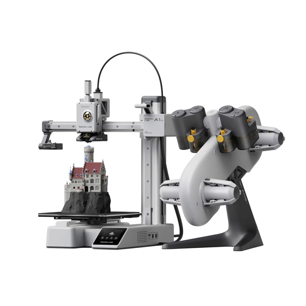 Филаментный 3D принтер Bambu Lab A1 mini-Combo-EU (PF002-M+SA005-EU)