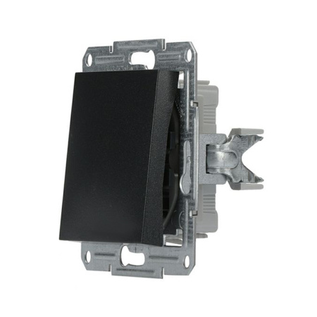 Выключатель одноклавишный SE EPH0100171 Asfora 10AX антрацит в интернет магазине Stels.kz