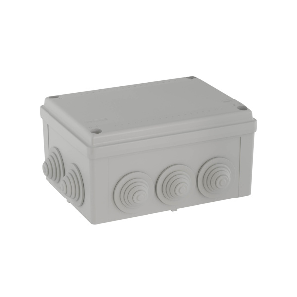 Коробка ответвительная с 10 кабельными вводами DKC 54100.32мм IP55, 190х140х70 мм в интернет магазине Stels.kz